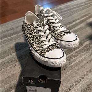 Converse Leopard Print Sneakers